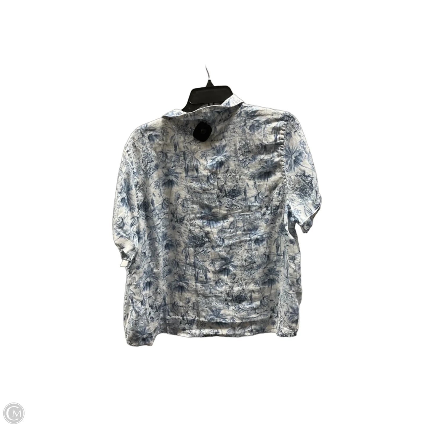 Top Short Sleeve By Rachel Zoe In Blue, Size: Xl