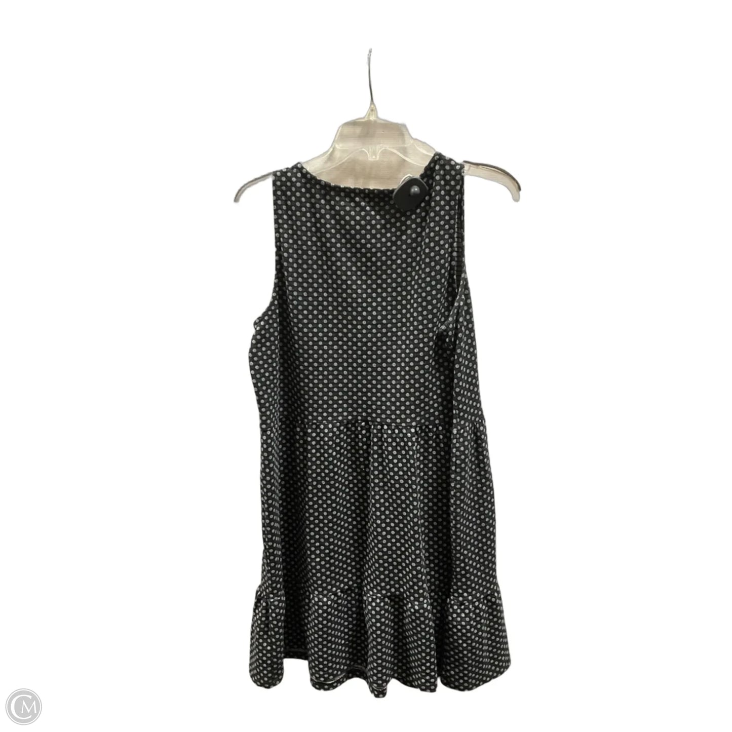 Dress Casual Midi By Loft In Polkadot Pattern, Size: M