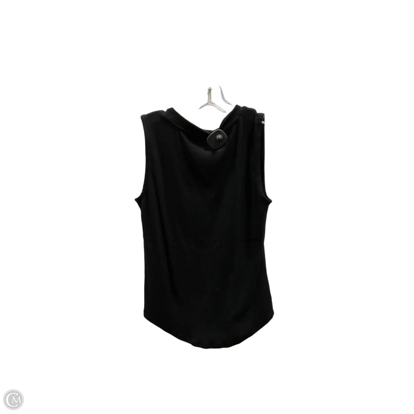 Top Sleeveless By Loft In Black, Size: L