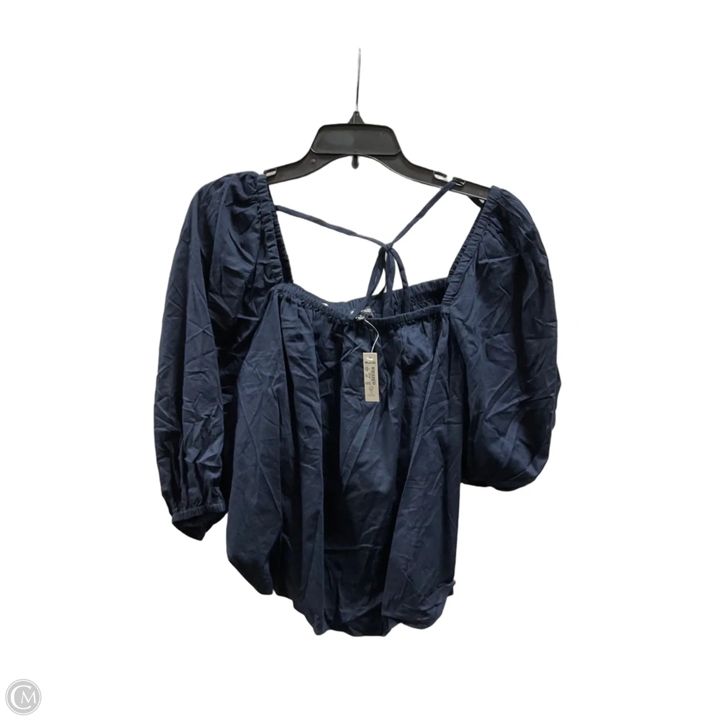 Top Short Sleeve By Madewell In Blue, Size: 8