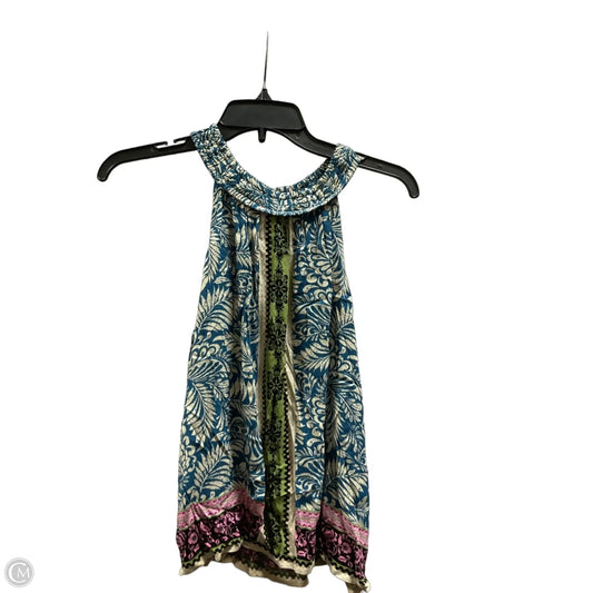 Top Sleeveless By Loft In Multi-colored, Size: M