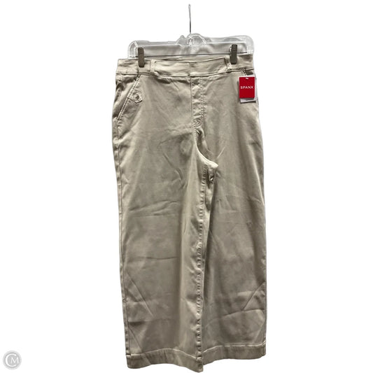 Pants Wide Leg By Spanx In Tan, Size: L