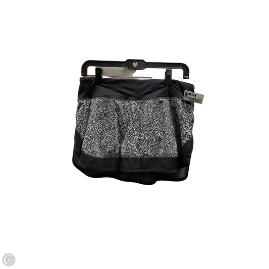 Athletic Shorts By Lululemon In Black & White, Size: 8