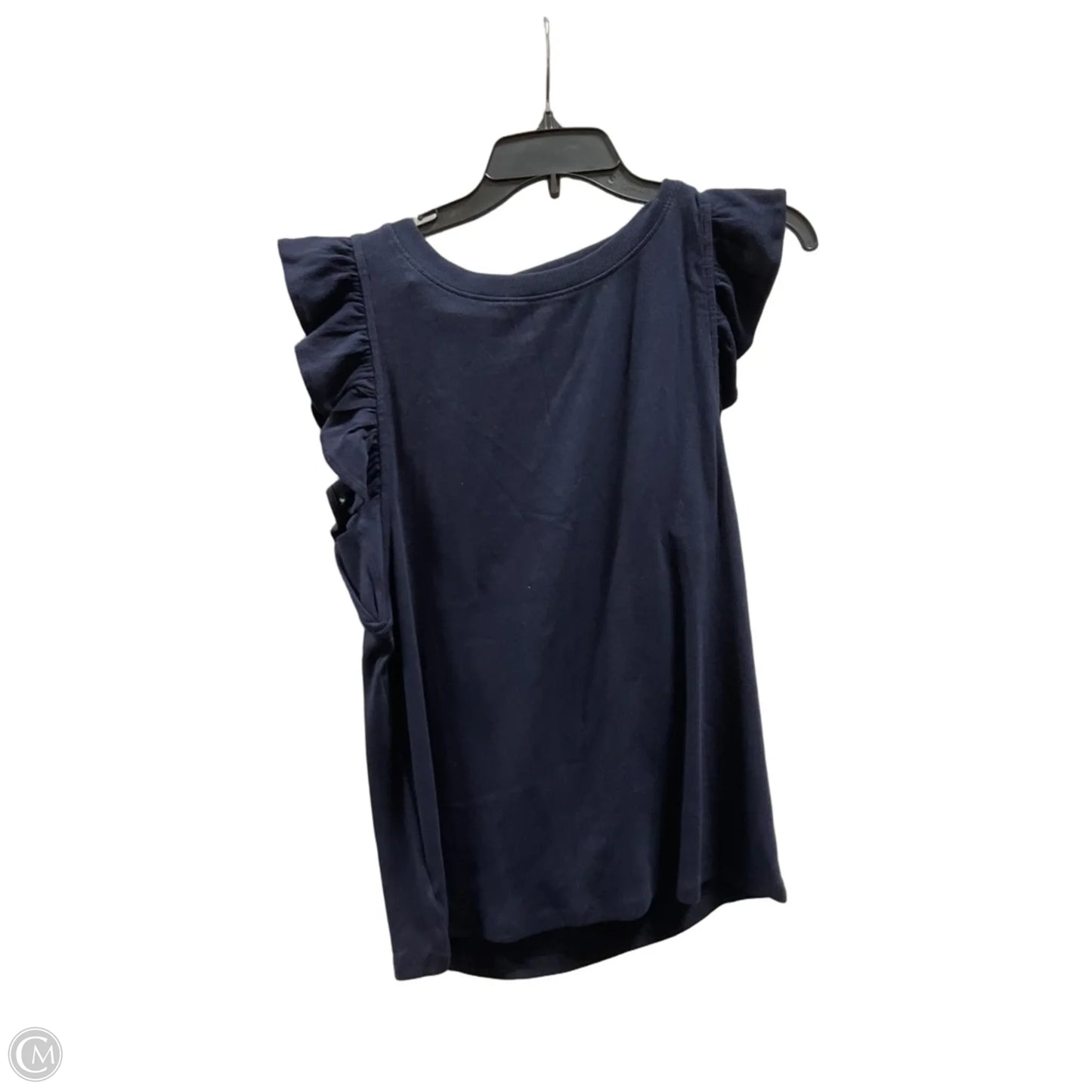Top Sleeveless By Loft In Navy, Size: L