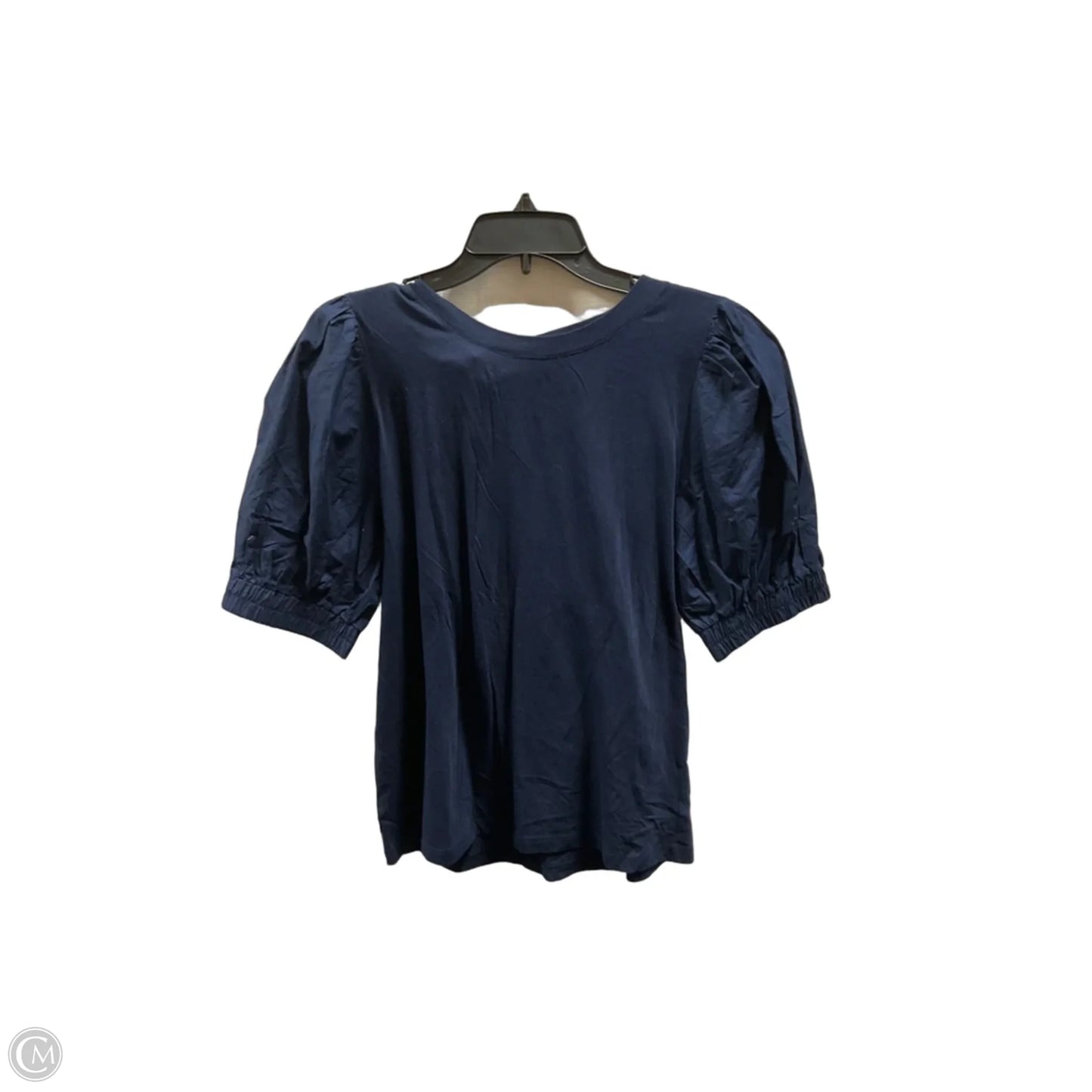 Top Short Sleeve By Loft In Blue, Size: M