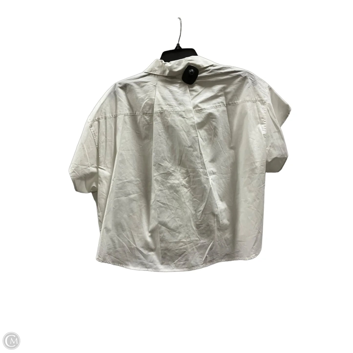 Blouse Short Sleeve By Rag And Bone In White, Size: M
