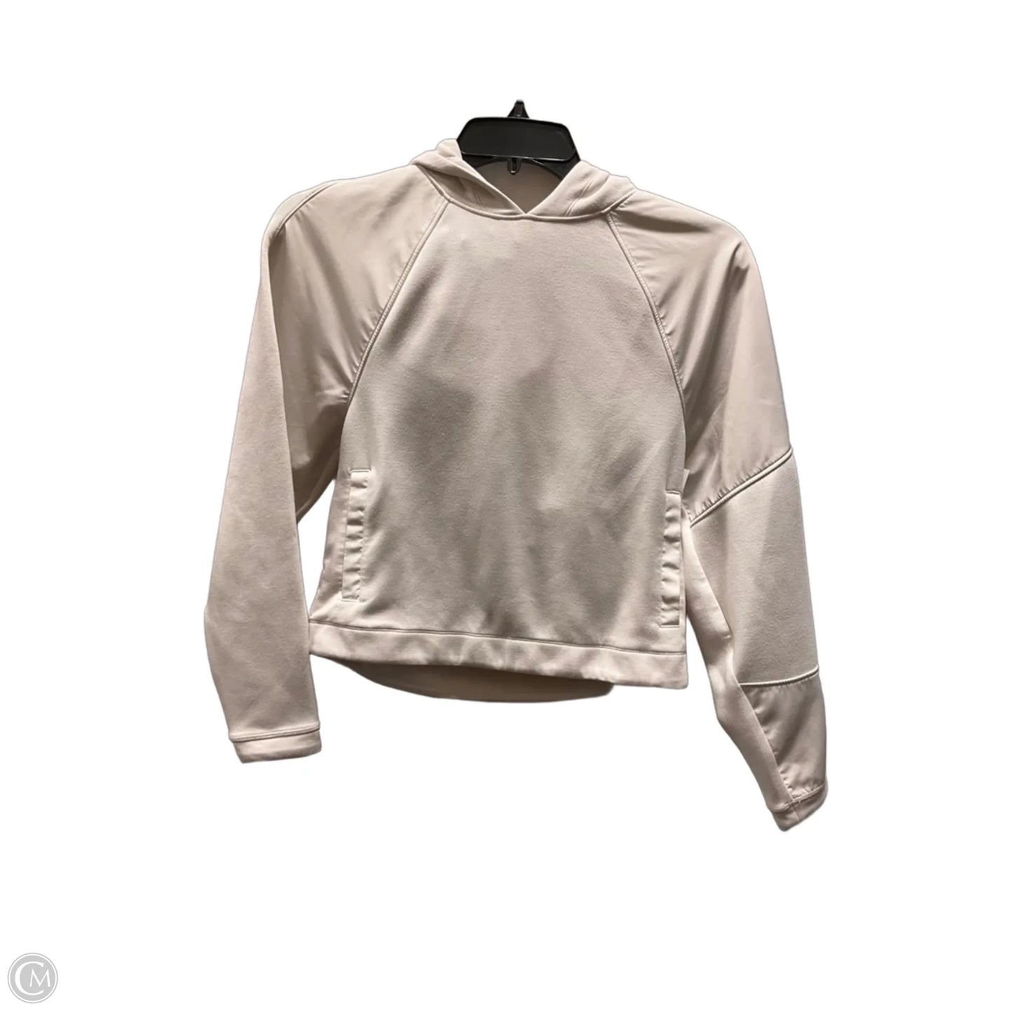 Athletic Sweatshirt Hoodie By Athleta In Cream, Size: Xs