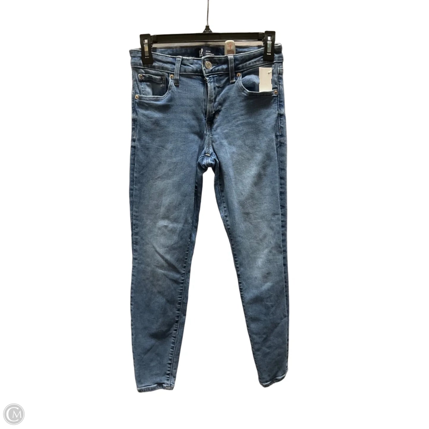 Jeans Skinny By Gap In Blue, Size: 4