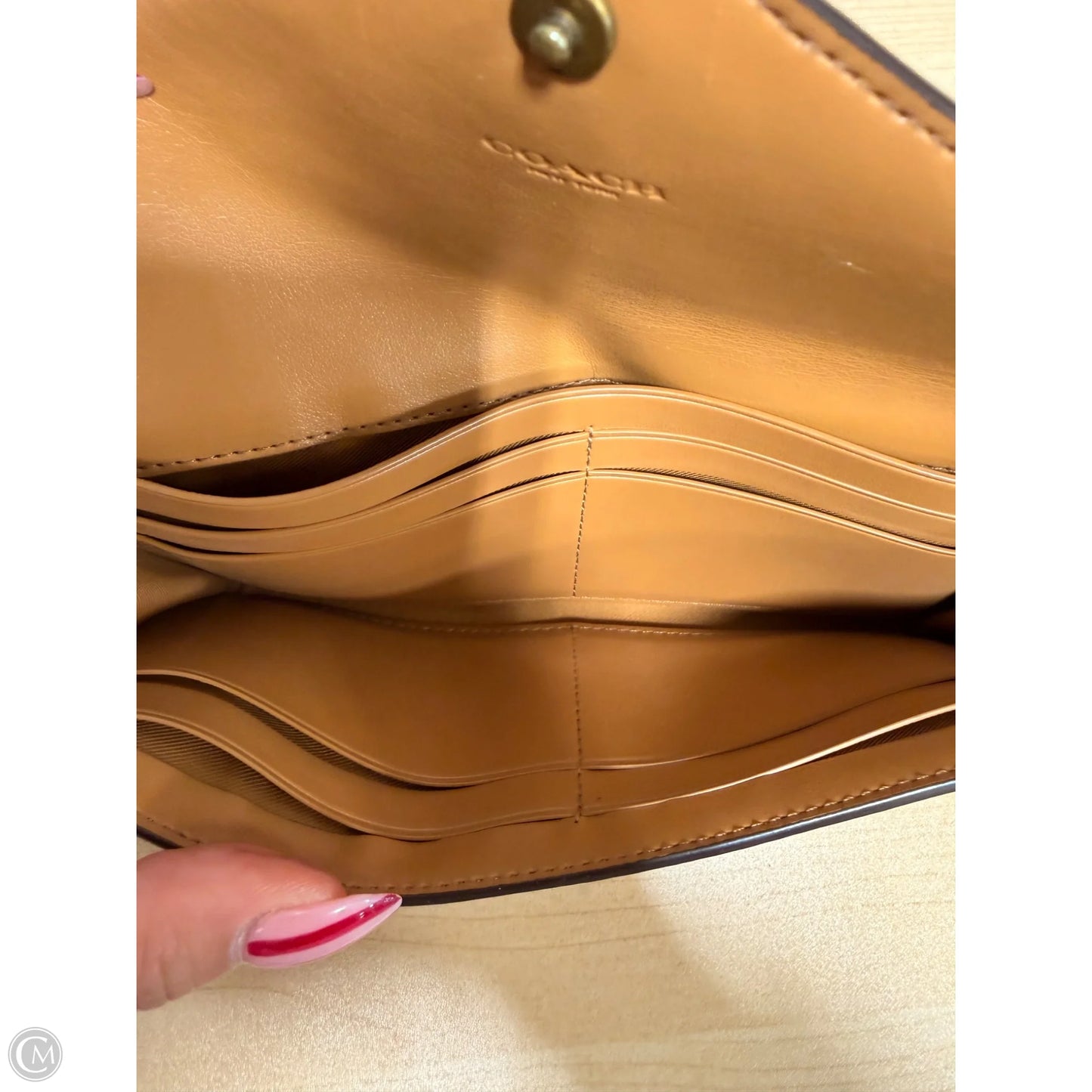 Wallet Designer By Coach, Size: Large