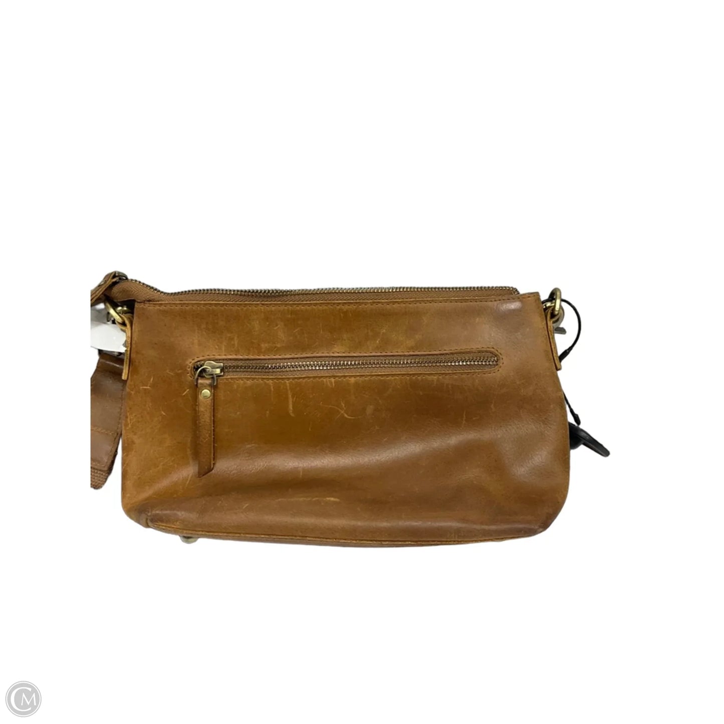 Handbag Leather By Cmf, Size: Medium