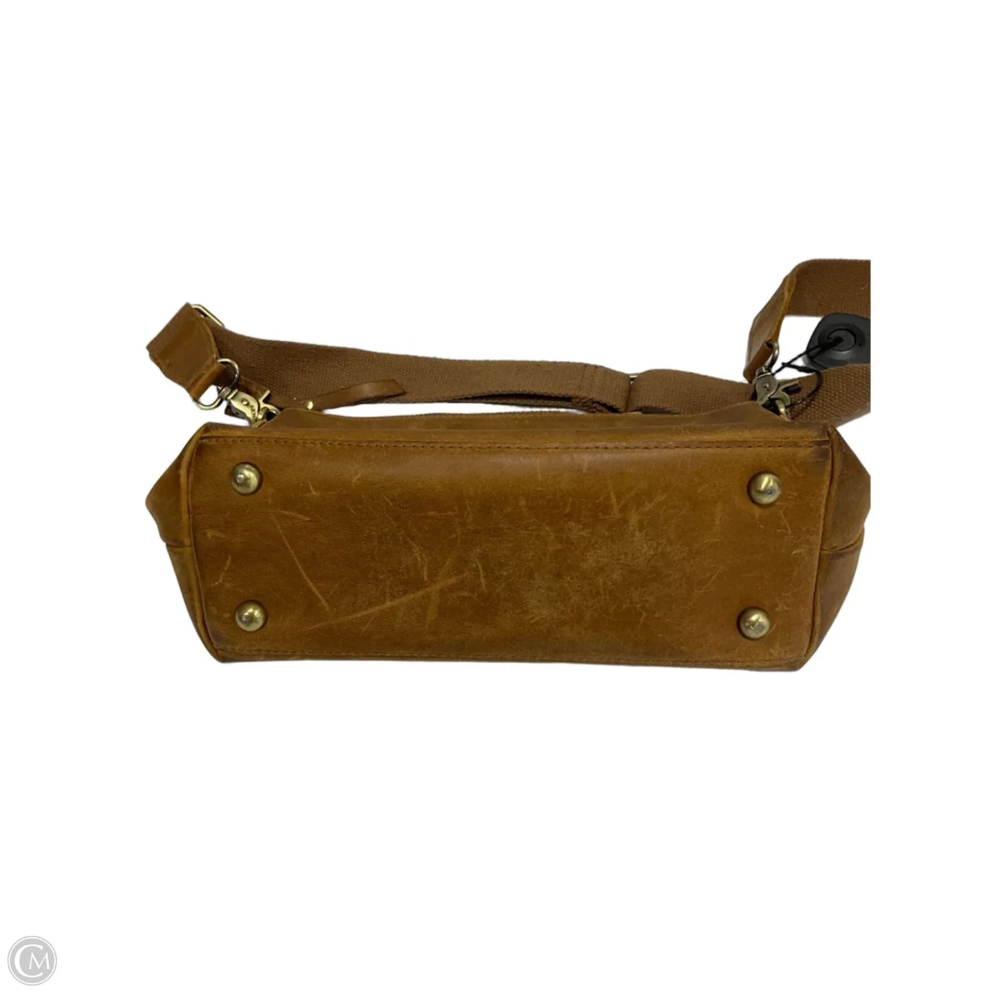 Handbag Leather By Cmf, Size: Medium