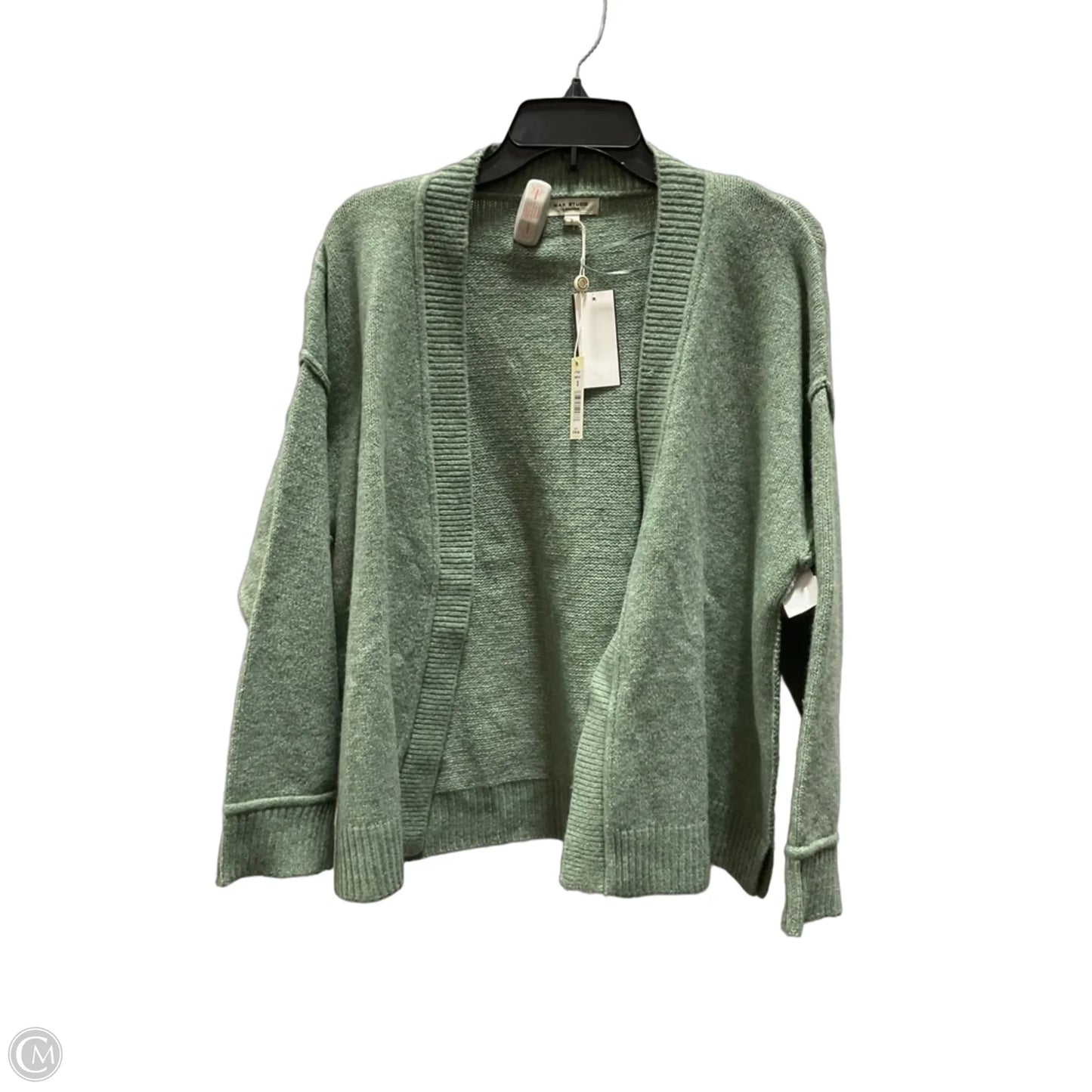 Sweater Cardigan By Max Studio In Green, Size: S
