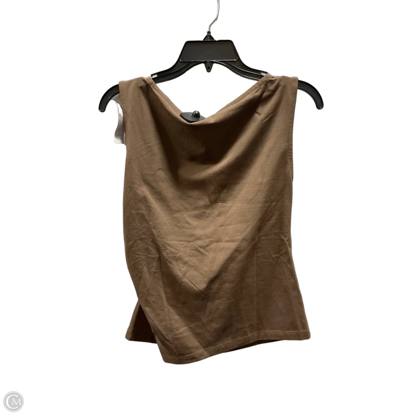 Top Sleeveless By Loft In Brown, Size: S