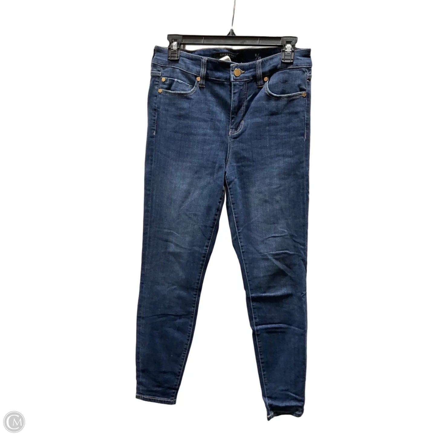 Jeans Skinny By Liverpool In Blue, Size: 8