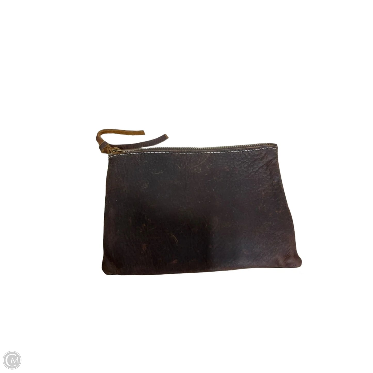 Makeup Bag Leather By Cma, Size: Medium