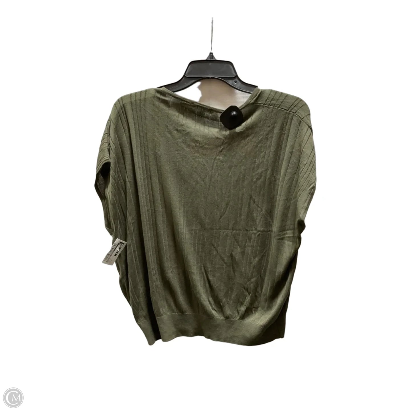Top Short Sleeve By Adrianna Papell In Green, Size: M