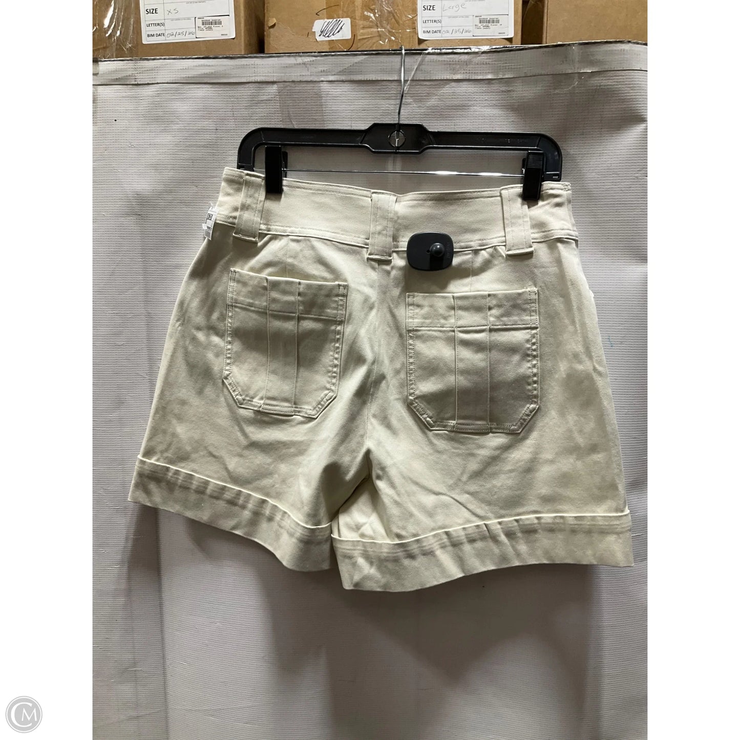 Shorts By Spanx In Cream, Size: L