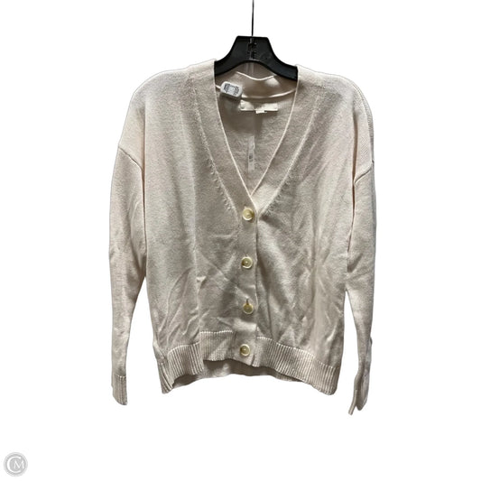 Cardigan By Loft In Cream, Size: M