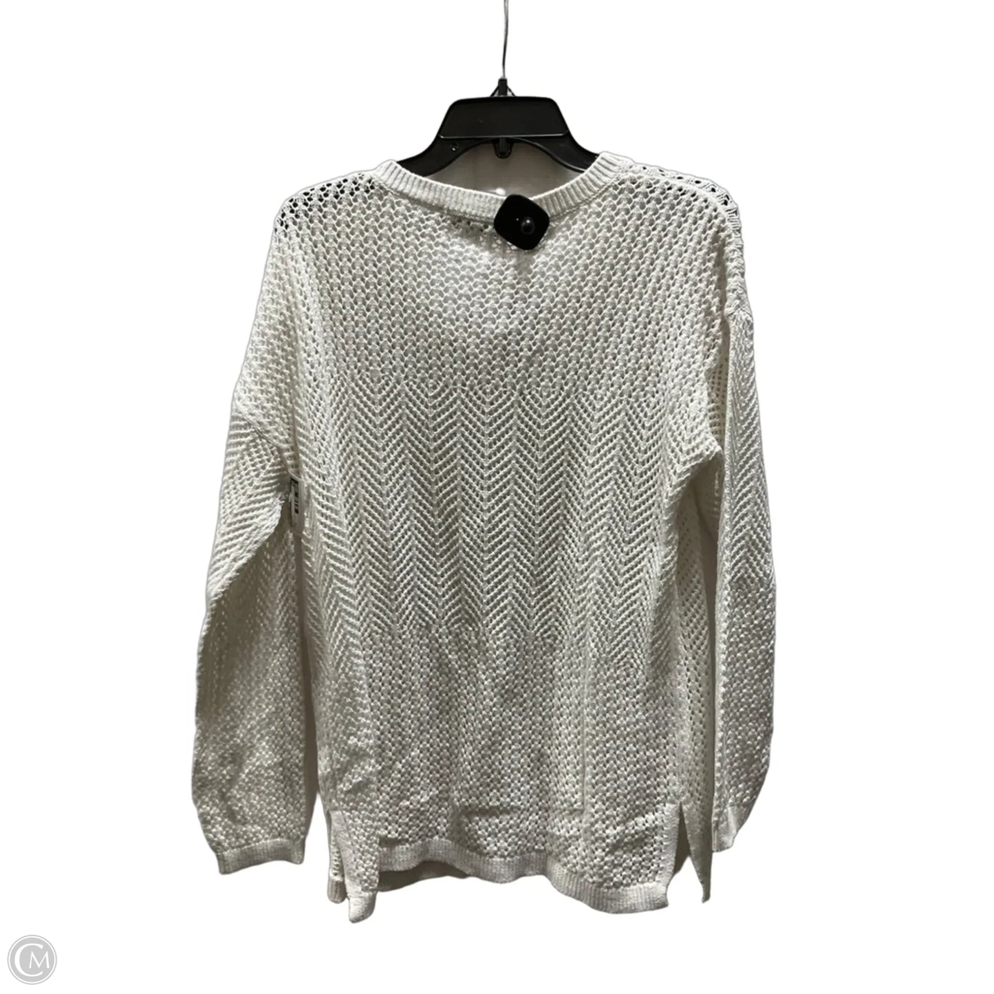 Sweater By Loft In White, Size: M