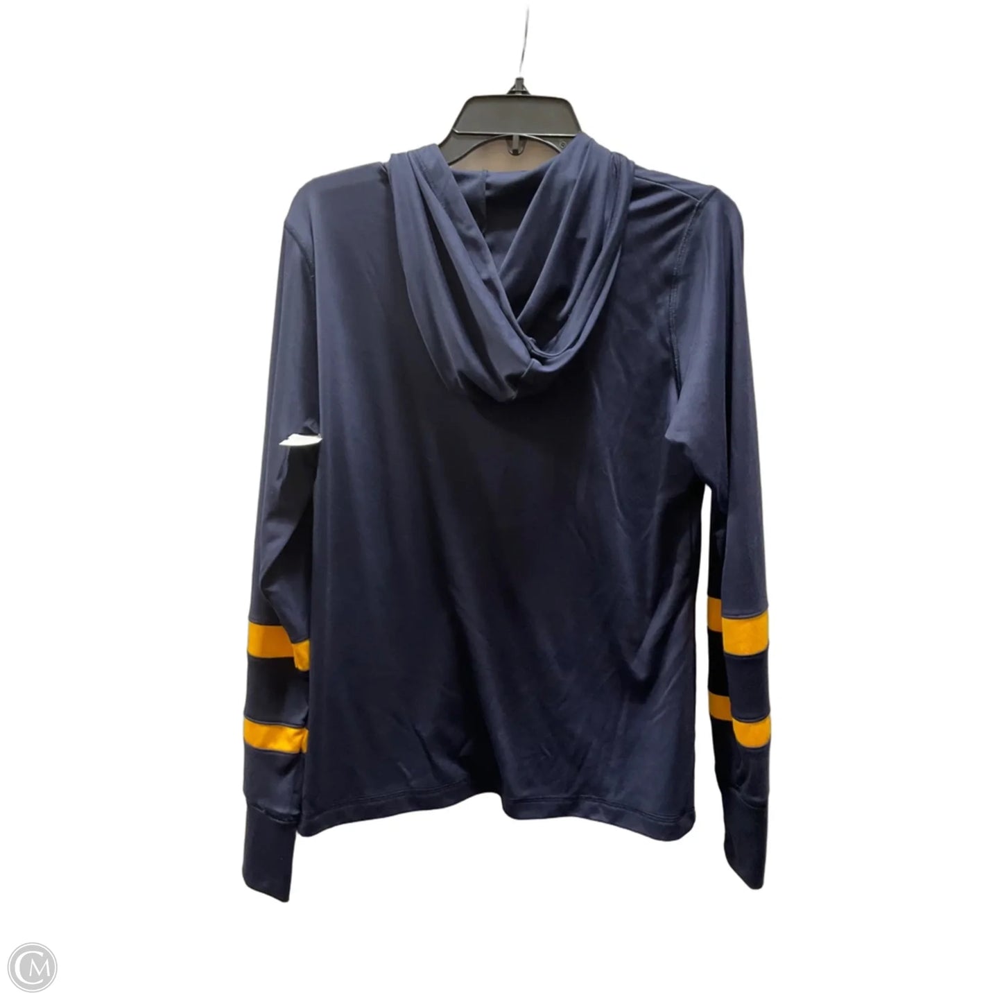 Athletic Jacket By Champion In Blue & Yellow, Size: Xl