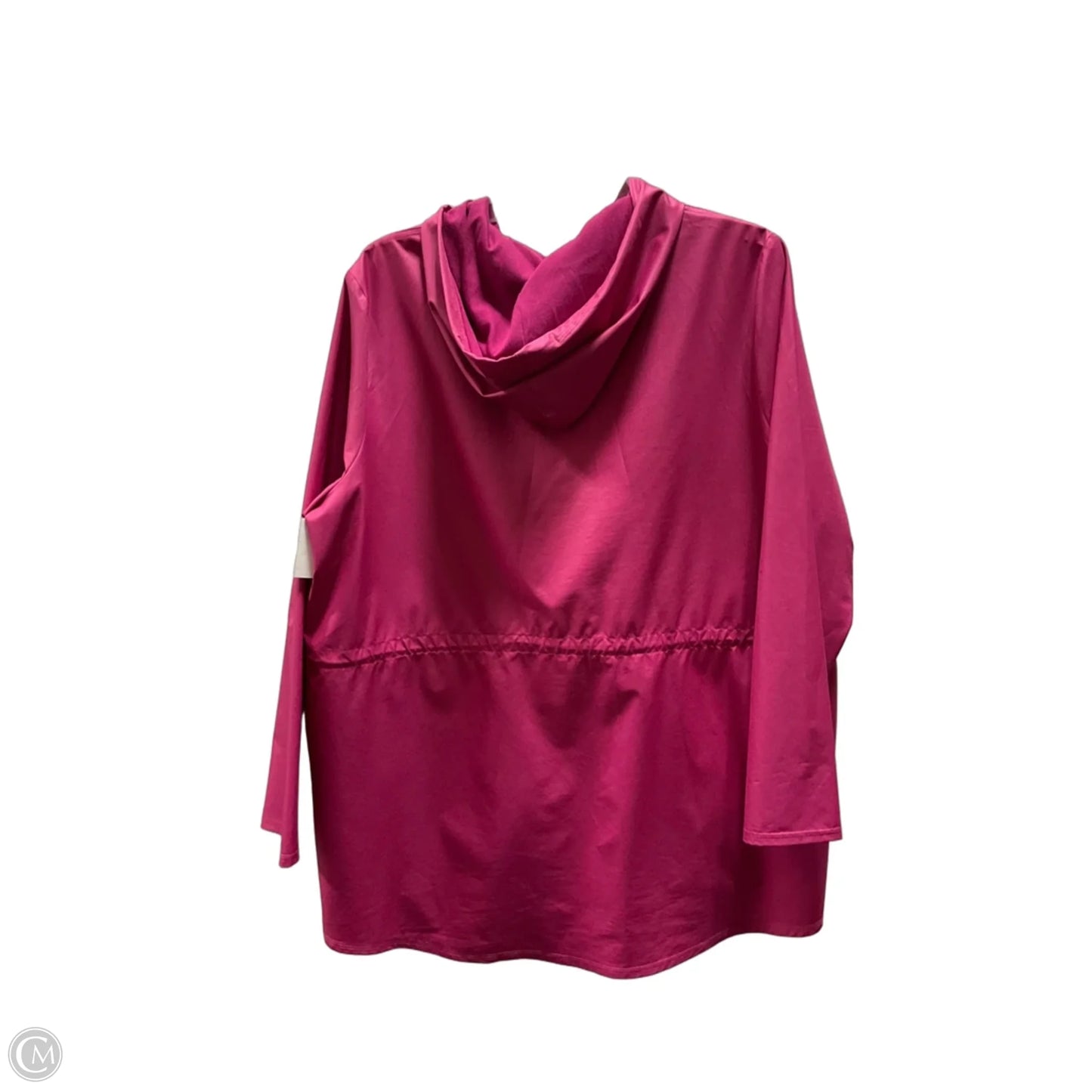 Athletic Jacket By Chicos In Pink, Size: Xl