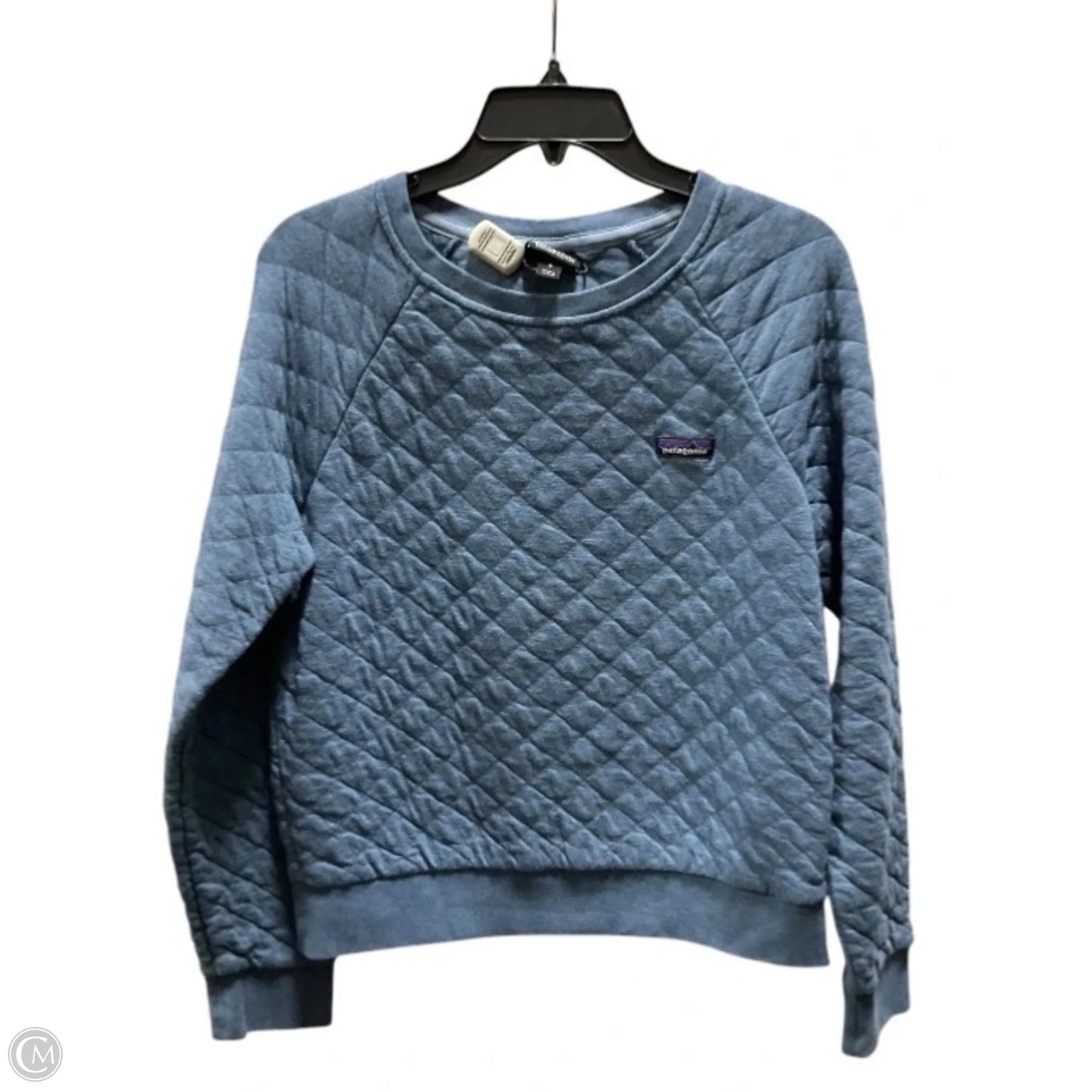Sweatshirt Crewneck By Patagonia In Blue, Size: M