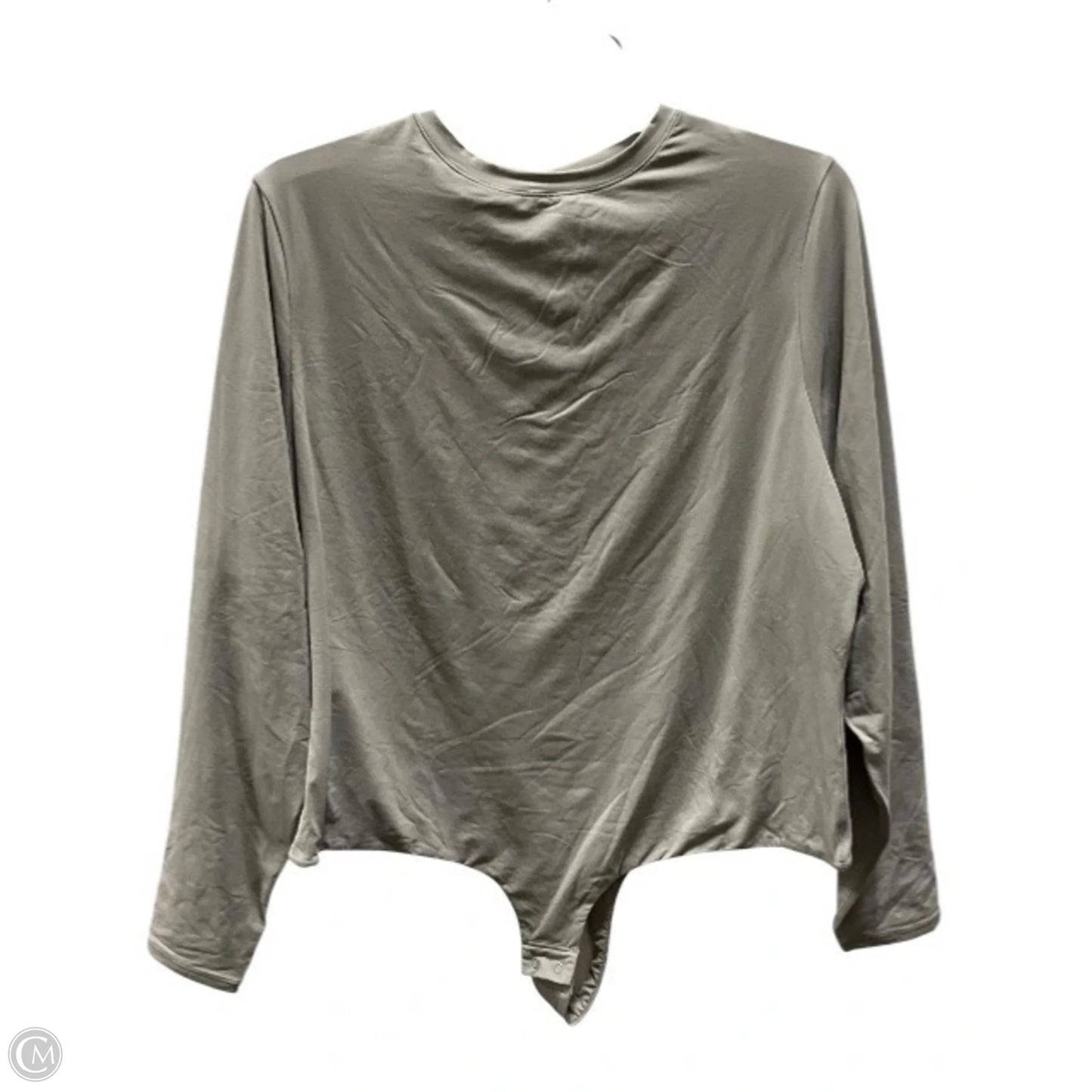 Top Long Sleeve By Skims In Grey, Size: 4x