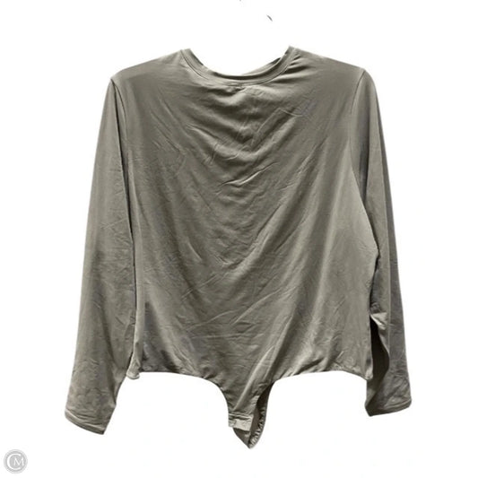 Top Long Sleeve By Skims In Grey, Size: 4x