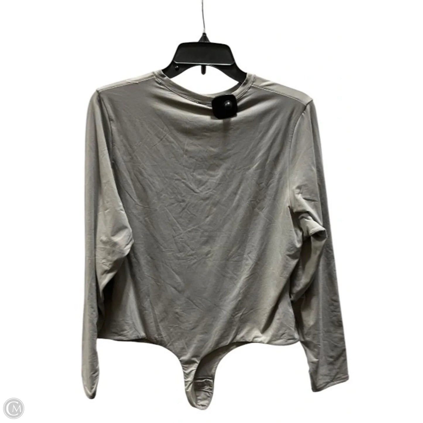 Top Long Sleeve By Skims In Grey, Size: 4x