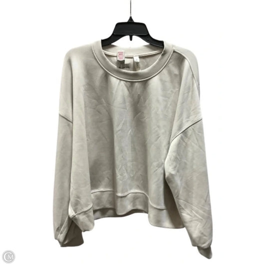 Athletic Sweatshirt Crewneck By Lululemon In Cream, Size: 20