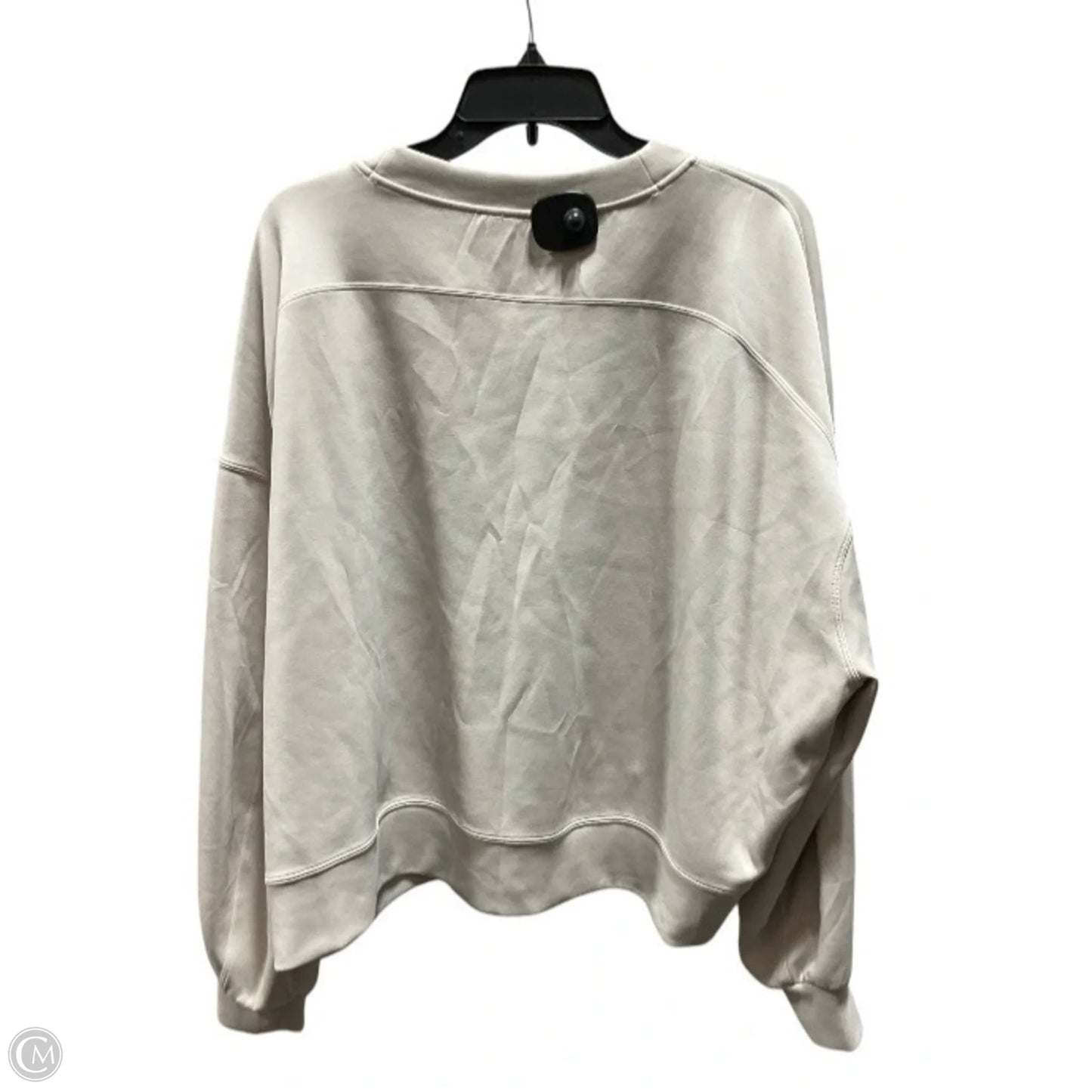 Athletic Sweatshirt Crewneck By Lululemon In Cream, Size: 20