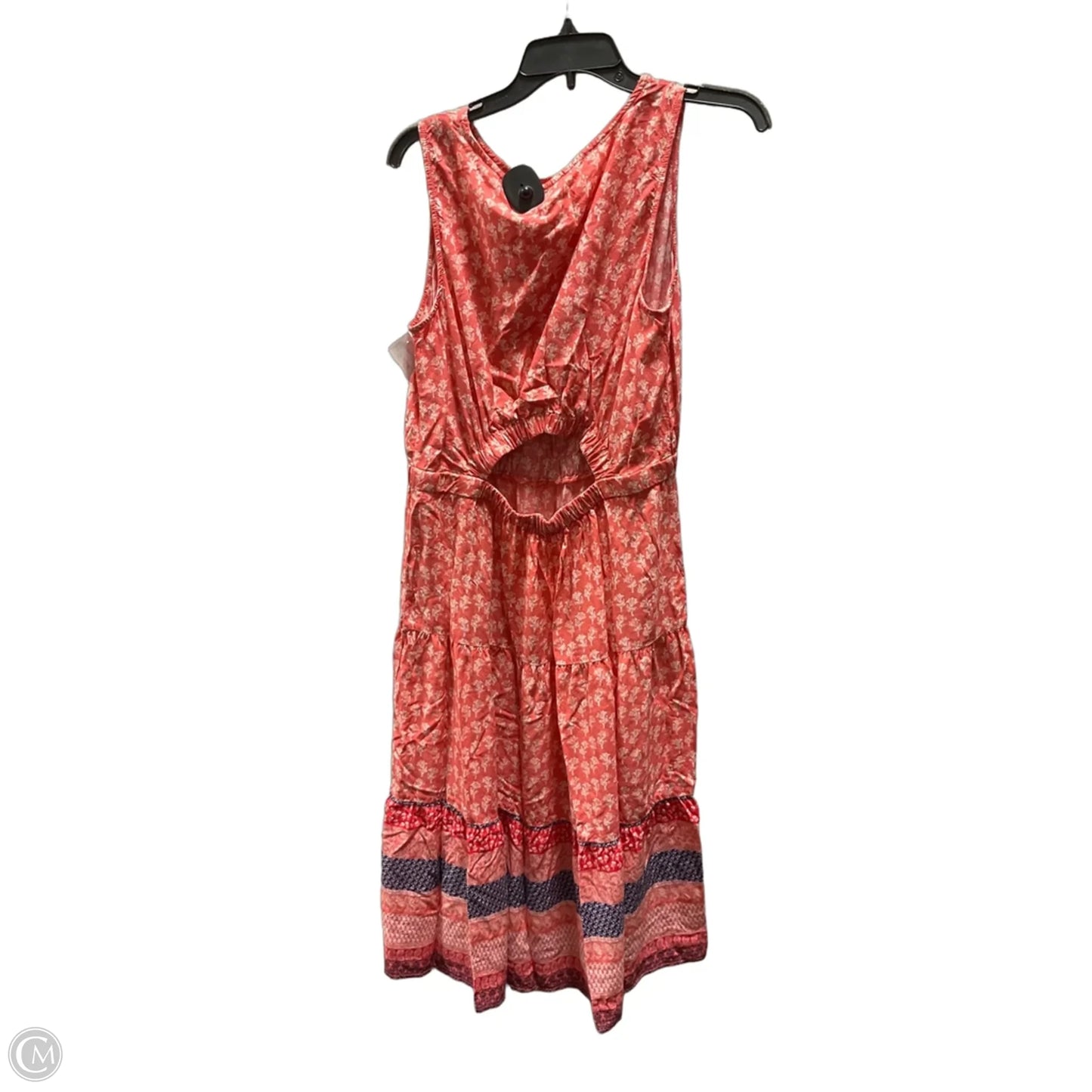 Dress Casual Midi By Beachlunchlounge In Orange, Size: L