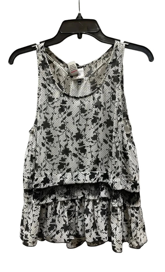 Top Sleeveless By Cabi In Polkadot Pattern, Size: S
