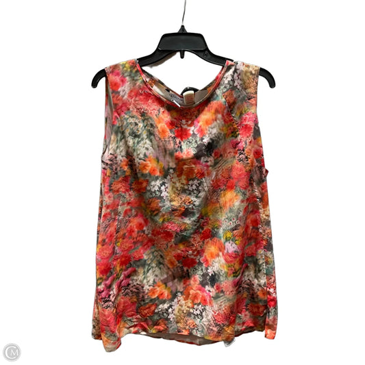 Athletic Tank Top By Athleta In Multi-colored, Size: Xl