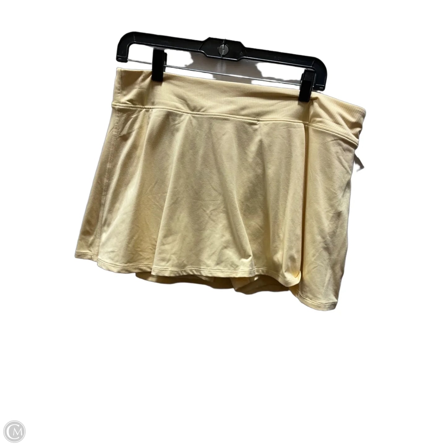 Athletic Skort By Nike Apparel In Yellow, Size: Xl