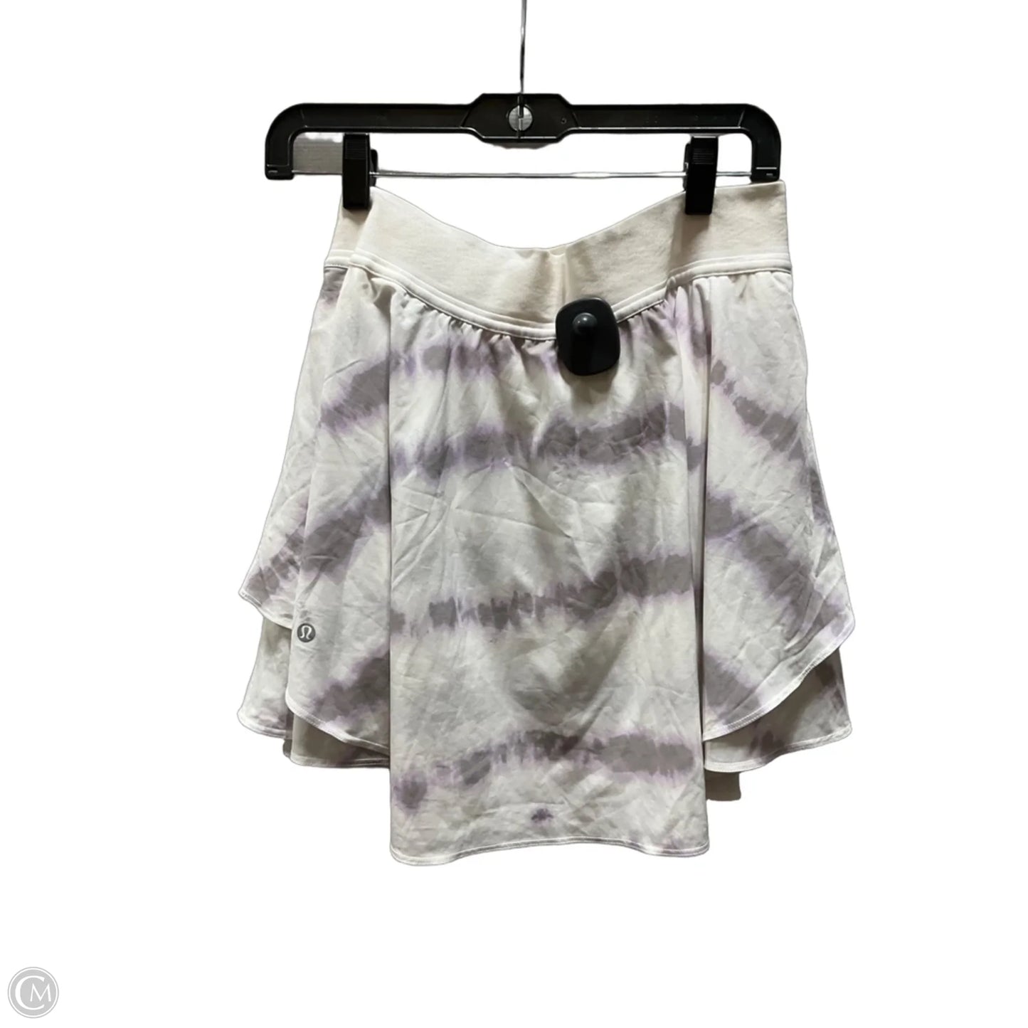 Athletic Skort By Lululemon In Purple & White, Size: 12