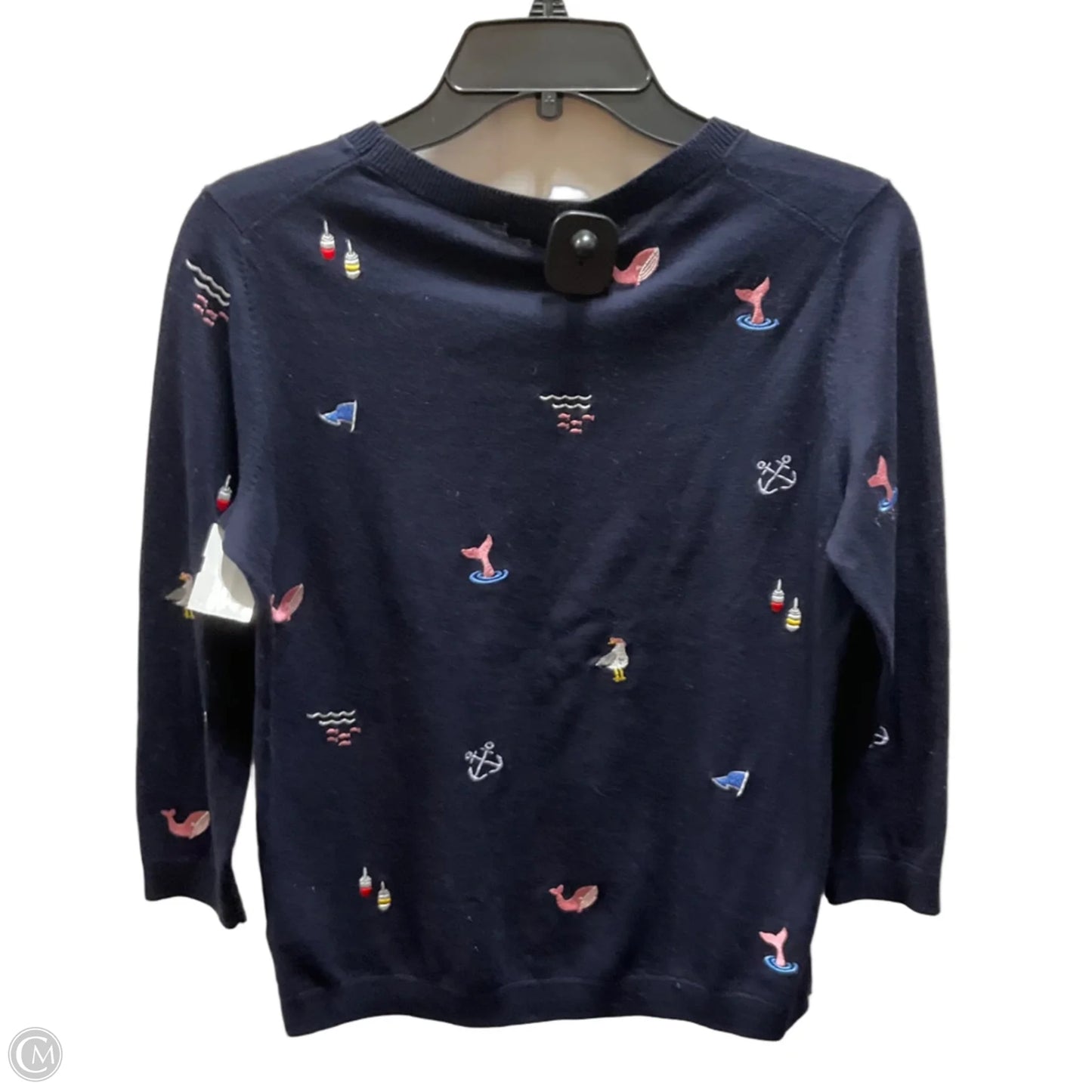 Top Long Sleeve By Talbots In Blue, Size: S
