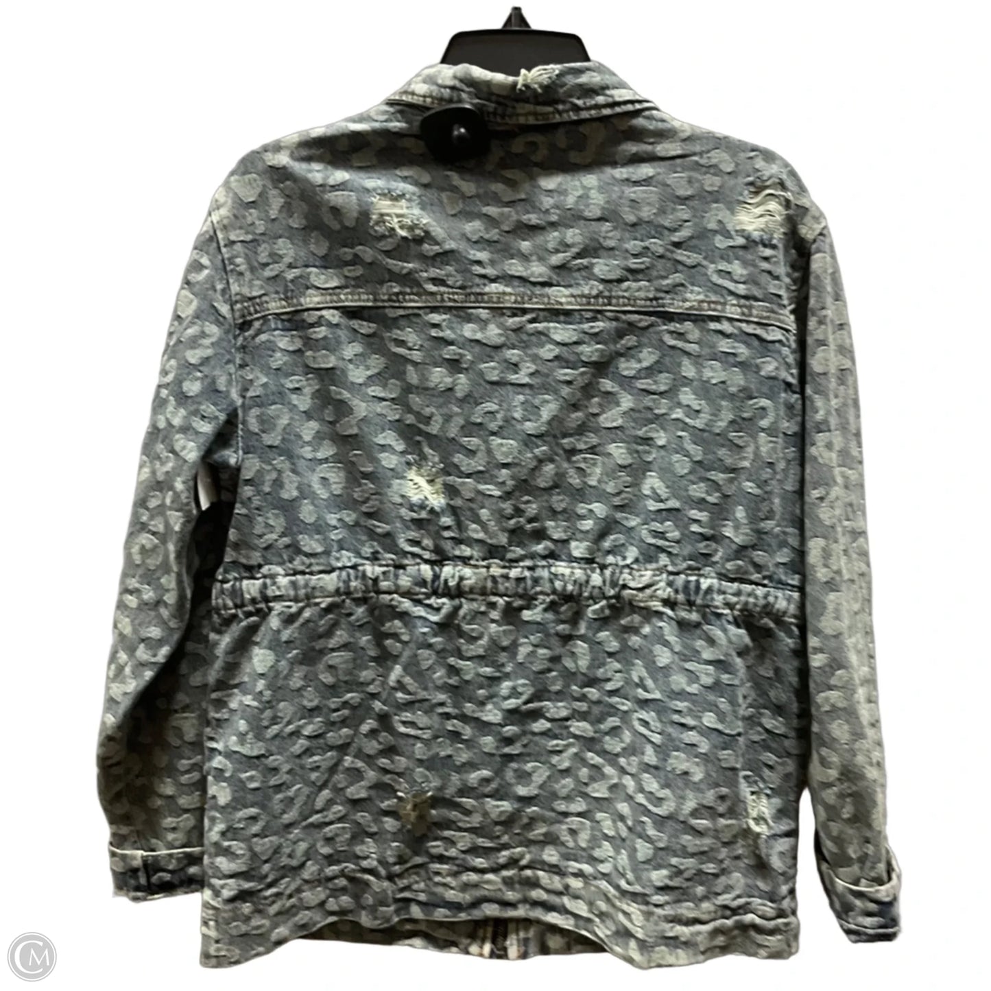 Jacket Denim By Pol In Blue, Size: M
