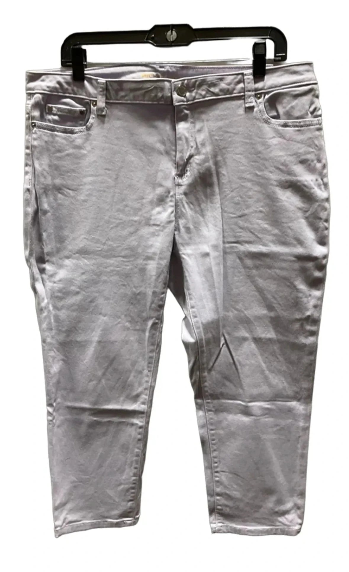 Jeans Cropped By Michael Kors In Purple, Size: 14