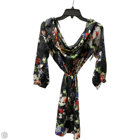 Dress Casual Midi By Banana Republic In Floral Print, Size: M