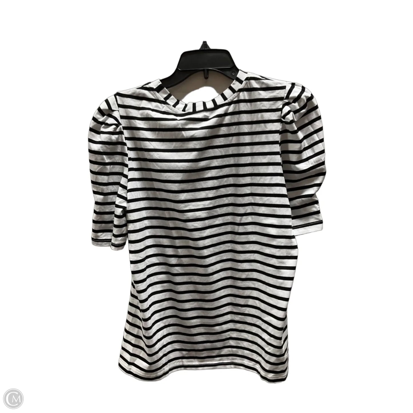 Top Short Sleeve By Dokotoo In Striped Pattern, Size: M