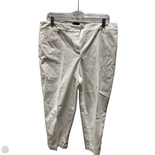 Pants Cropped By Talbots In White, Size: 12