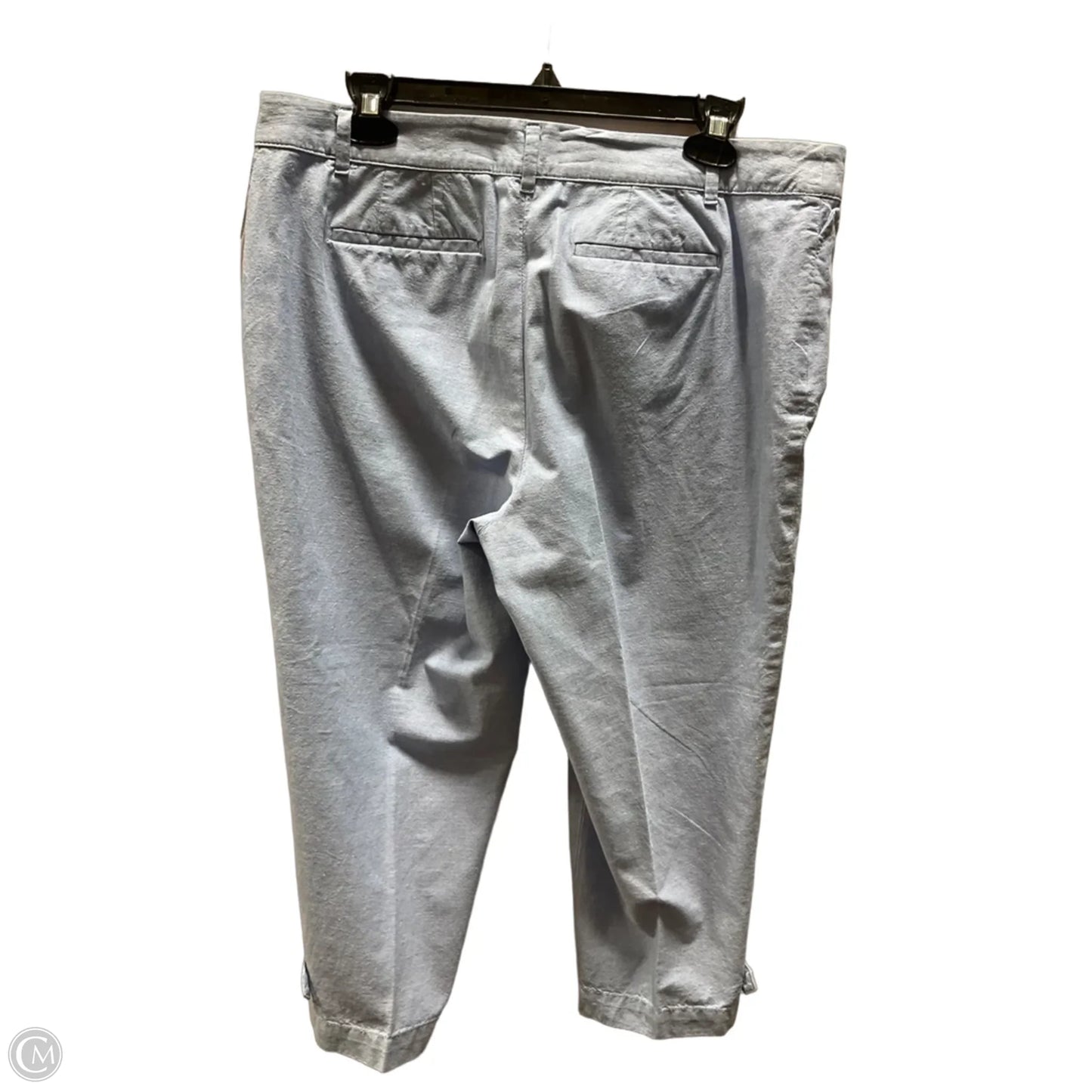 Pants Cropped By Talbots In Blue, Size: 12