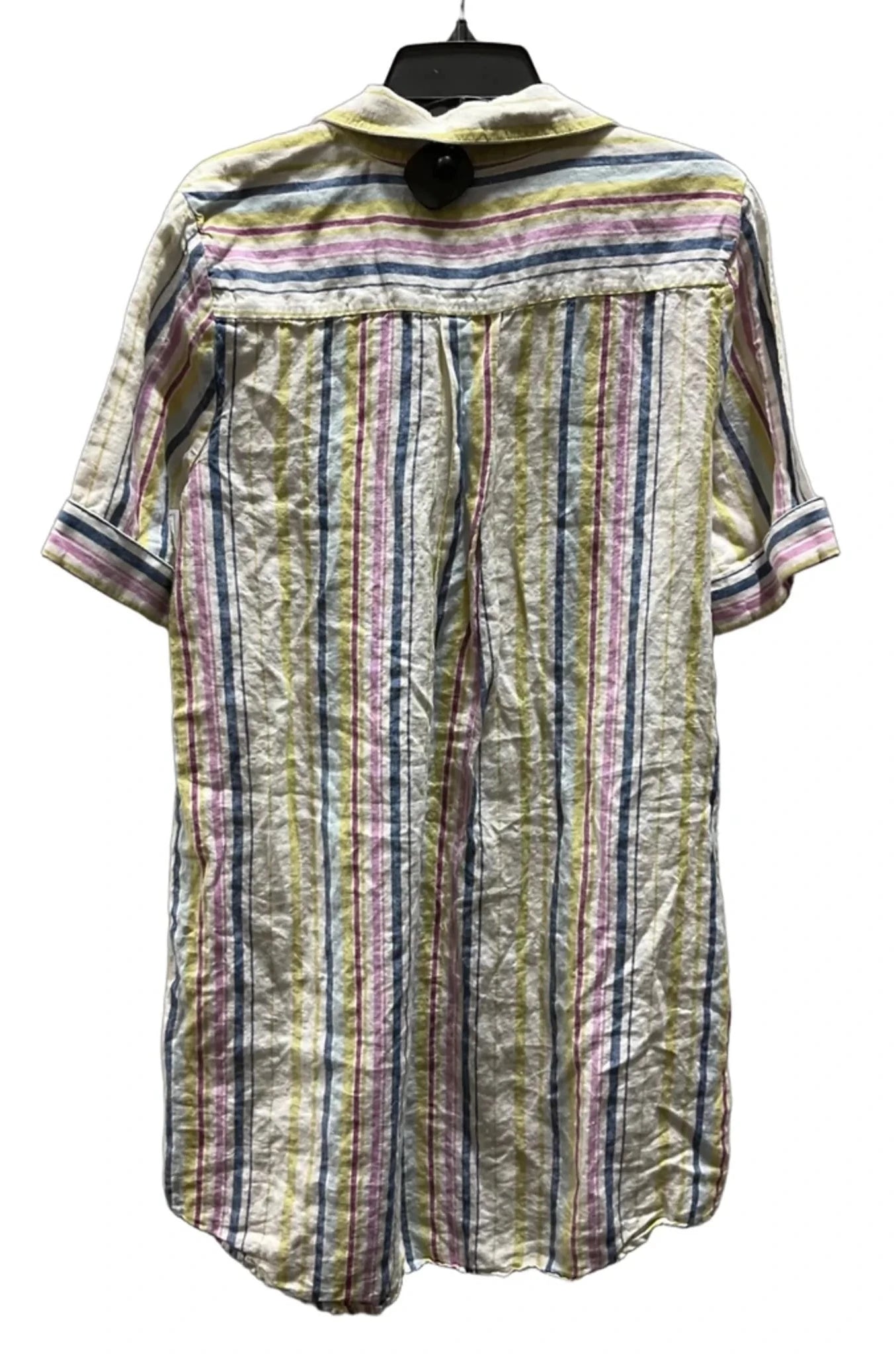 Dress Casual Midi By Chicos In Striped Pattern, Size: M