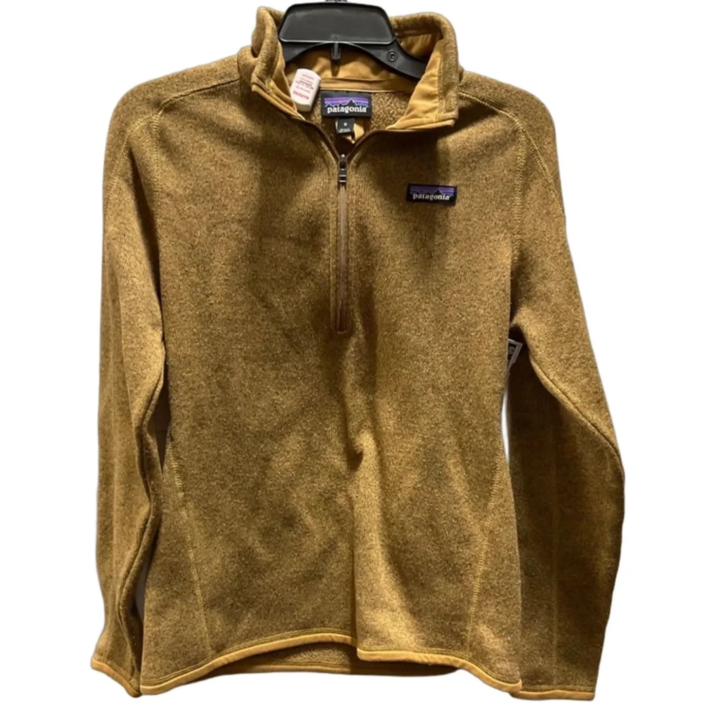 Athletic Jacket By Patagonia In Tan, Size: M
