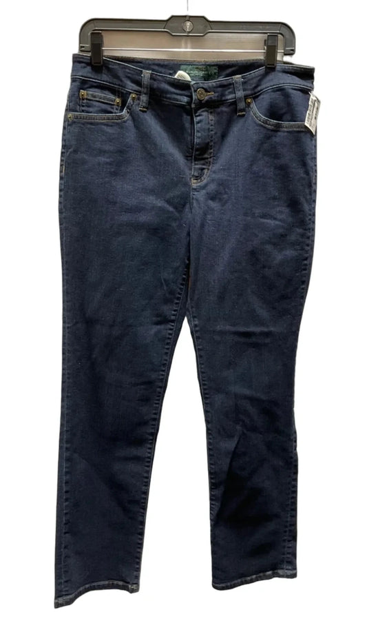 Jeans Straight By Ralph Lauren In Blue, Size: 10