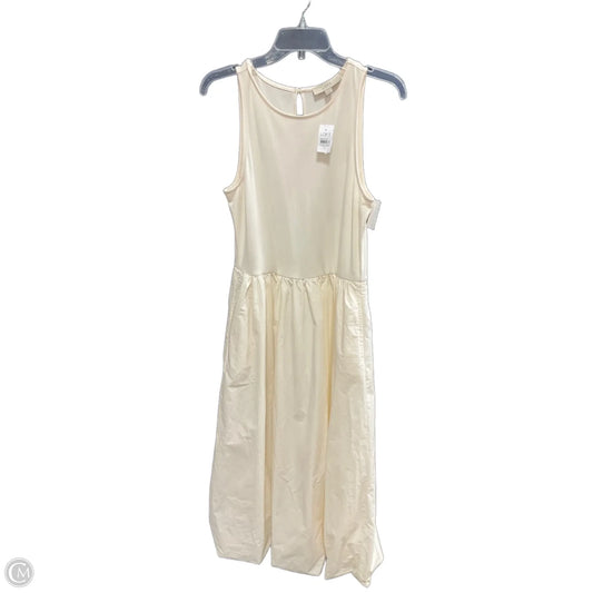 Dress Casual Maxi By Loft In Cream, Size: 10