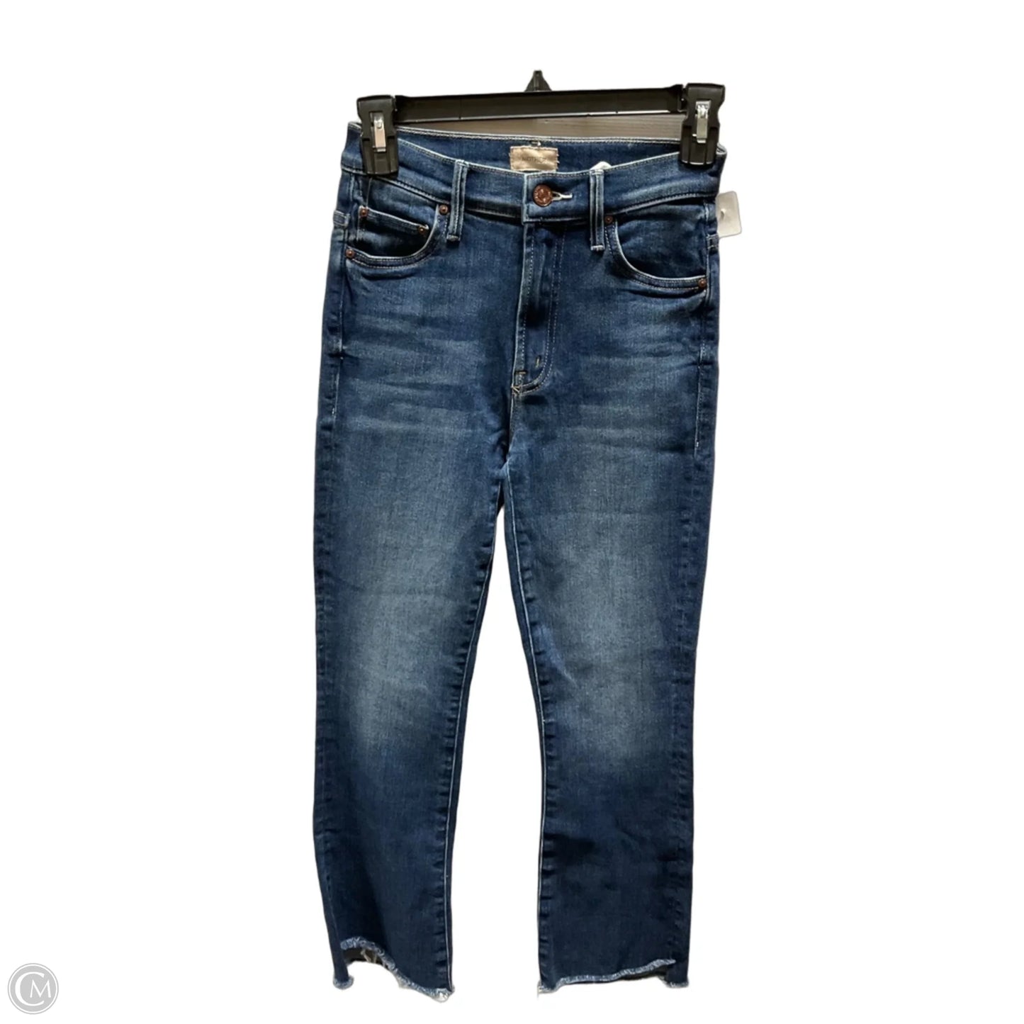 Jeans Straight By Mother In Blue, Size: 0