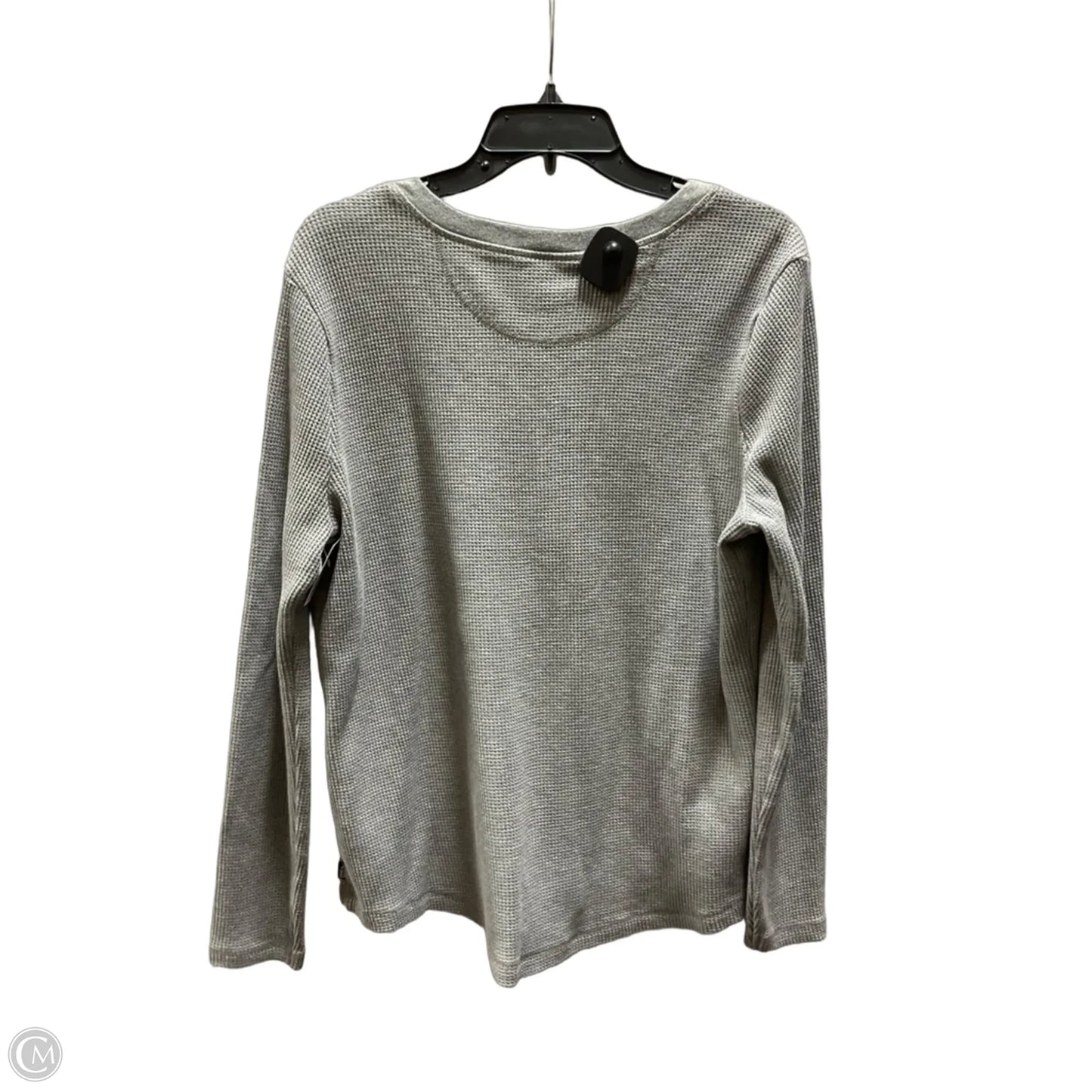Top Long Sleeve By Eddie Bauer In Grey, Size: Xl