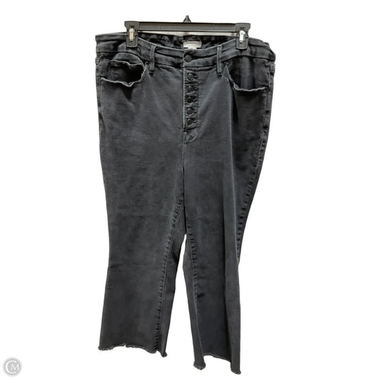 Jeans Straight By Good American In Grey, Size: 16